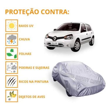 Imagem de Capa Cobrir Carro Renault Clio Hatch Proteção Impermeável - Mosaner St