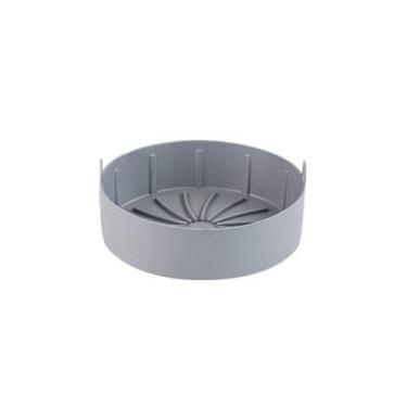 Imagem de Cesto de silicone fritadeira air fryer redondo 16 cm - Clink, Cinza