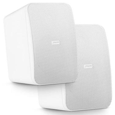 Imagem de Par de Caixas Acústica Passiva Frahm CSL 6" Branca 100W Rms