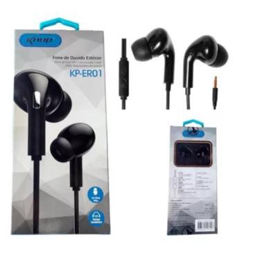 Imagem de Fone de Ouvido com Fio e Microfone P2 mini Plugue 3.5mm - Knup