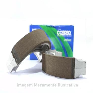 Imagem de Lona Patim Freio Apache 150 2010 em Diante Traseiro Cobreq