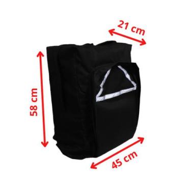 Imagem de Mochila Bolsa Nylon Motoboy Motoqueiro Reforçada Tam. G - GP Motos Bra