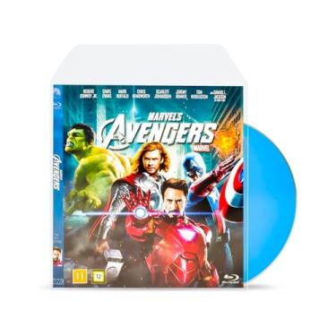 Imagem de Tarifold DJOIS Capa protetora de disco Blu-Ray com aba de fechamento e espaço para capa - 50/pacote (10283)