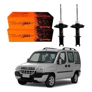Imagem de Par Amortecedor Dianteiro Fiat Doblo 1.3 2001 A 2006 - Cofap