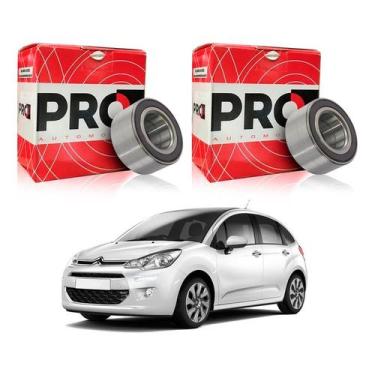 Imagem de Par Rolamento Dianteiro C3 1.5 Com Abs 2013 A 2016 - Cobra