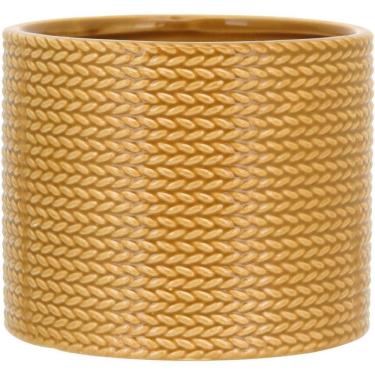 Imagem de Cachepô 11X13X13Cm Cerâmica Amarelo