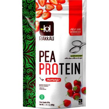 Imagem de Pea Protein Morango Rakkau 600g - Vegano - Proteína Ervilha