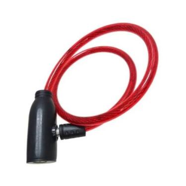 Imagem de Cadeado para Bicicleta com Cabo de Aço 100cm x 12mm - Starfer