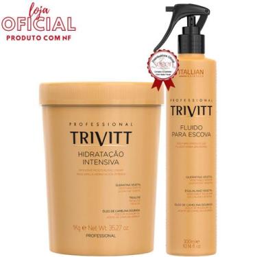 Imagem de Trivitt - Hidratação Intensiva 1Kg + Fluido para Escova - Itallian Hai
