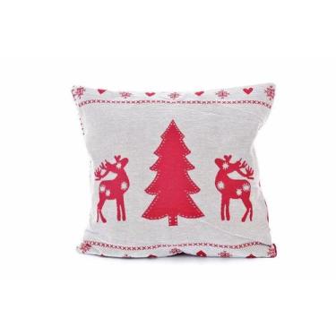 Imagem de Capa de Almofada Cervena Sortido 45x45cm Enfeite de Natal - Wincy Nata