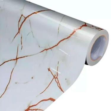 Imagem de Adesivo Revestimento Mármore Calacatta Impermeável 10Mx60Cm - Colaí Ad