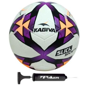 Imagem de Bola Society Kagiva Slick Grama Sintética TechFusion + Bomba, Roxo