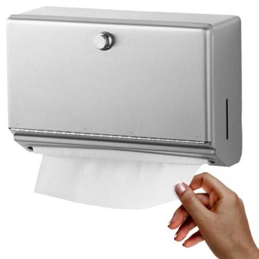Imagem de Bobrick B-2621 7.9cm - 9.7cm Depth, Stainless Steel Classic Series Surface-Mounted Paper Towel Dispenser