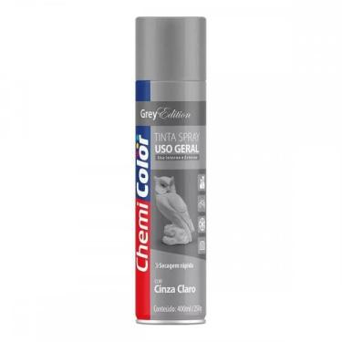 Imagem de Spray Chemicolor Cinza Claro 400ml  - BASTON