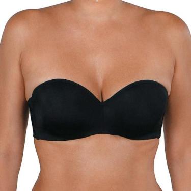 Imagem de Sutiã Sem Alças DeMillus 67858 Com Bojo, 46, Vinho barolo