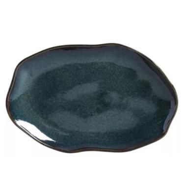 Imagem de Travessa Oval Rasa Média Stoneware Bio Oceano Porto Brasil - Porto Bra