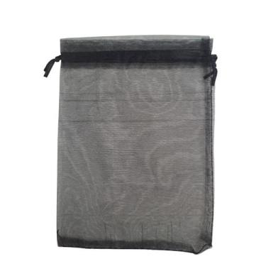 Imagem de 20 Saquinhos Saco de Organza (Voal) 15x23 - Dantas, preto