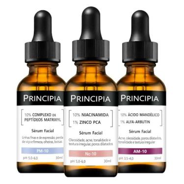 Imagem de Principia Kit 3 Séruns Niacinamida + Mandélico + Peptídeos Matrixyl