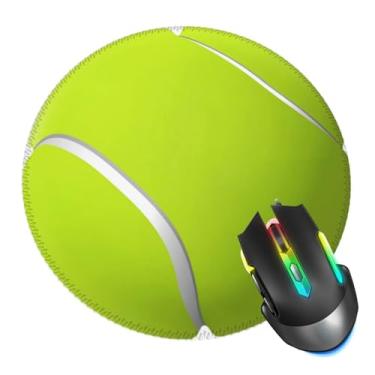 Imagem de Mouse pad de bola de tênis, mouse pads para mesa, mousepad de borda costurada com base de borracha antiderrapante, tapete de mouse para jogos para computador, laptop, casa, escritório