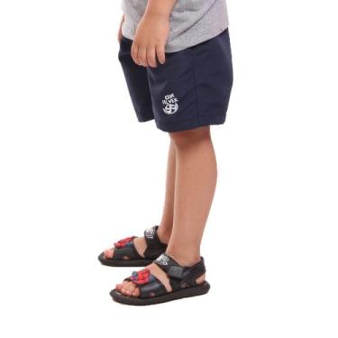 Imagem de Bermuda Tactel Shorts Infantil Para Meninos. - OX CONFECÇÕES, Azul, 4