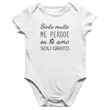 Imagem de Body Bebê Algodão Ho'oponopono - Sinto muito, me perdoe, eu te amo, so