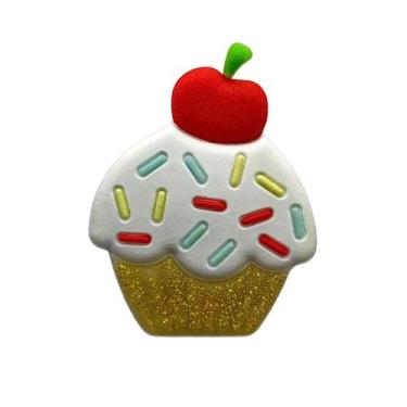 Imagem de Aplique Kit 10 Peças Bolinho Branco Emborrachado - RAE