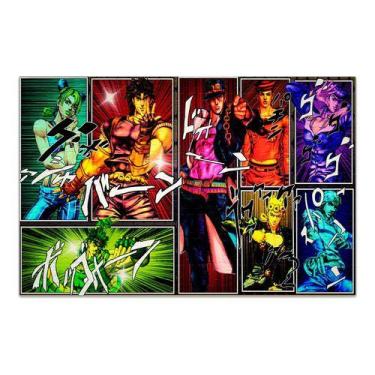 Imagem de Quebra-cabeça Personalizado Jojo Bizarre Adventure 48 Peças - Pomps Ge