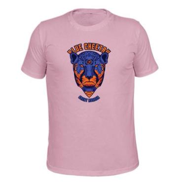 Imagem de Camiseta Plus Size Unissex Tecido Macio Blue Cheatr - Surprass, Rosa, 