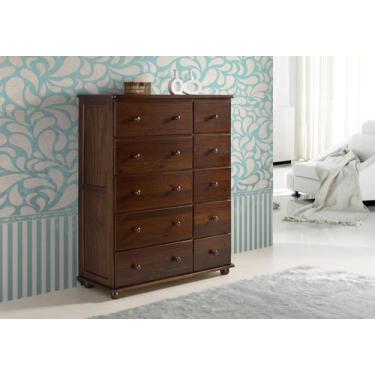 Imagem de COMODA MADEIRA MACICA 10 GAVETAS MARCA TORNADO SAO JOSE  Ref: 040 - To