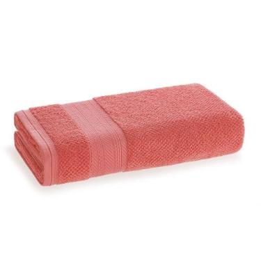 Imagem de Toalha De Rosto Karsten Empire 100% Algodão 40x80cm, CORAL