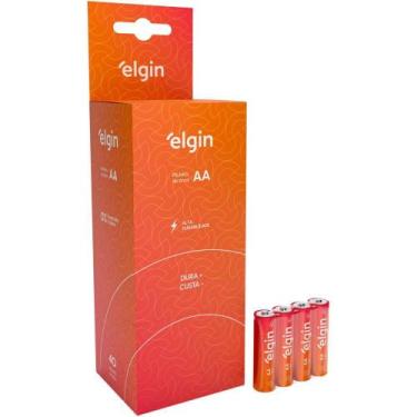 Imagem de Pilha Zinco Carvão AA RO6 - Tubo com 40 Unidades - ELGIN