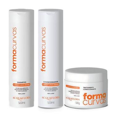 Imagem de Kit Acquaflora Forma Curvas Com 3 Tratamento Condicionante