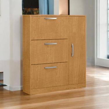 Imagem de Sapateira Com 03 Gavetas E 01 Porta Randi Naturalle