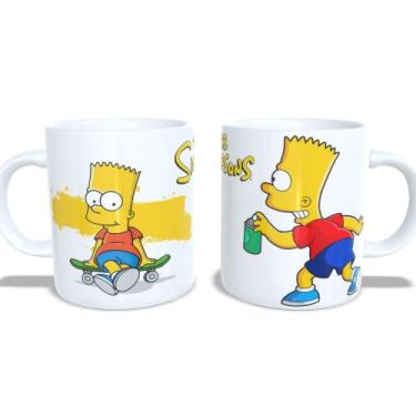 Imagem de Caneca Personalizada Os Simpsons - Jlssublimação, Branco