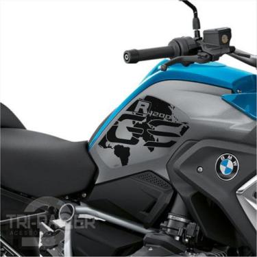 Imagem de Adesivo Protetor Lateral Tanque Bmw R 1200 Gs SPORT - Mapa - TRI-RACER