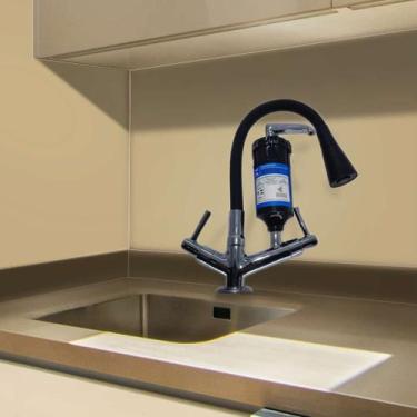 Imagem de Torneira Gourmet - Del Metais, Preto, Bancada, Com Filtro