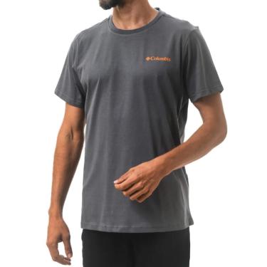 Imagem de Camiseta P Columbia Masculina Moonscape Bege 100% Algodão