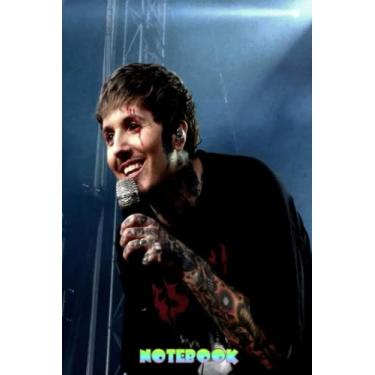 Imagem de Notebook : Oliver Scott Sykes Bring Me the Horizon Band Daily Gratitude Journal - Lined Journal - Notebook to Write Down Things - Thankgiving Notebook - Take Notes #148