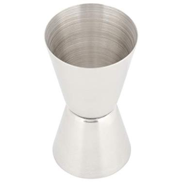 Imagem de Coquetel Jigger de Aço Inoxidável Cabeça Dupla e Copo Onça ou Copo - Ideal para Mixologia Precisa e Preparação de Coquetéis - 20/40ml de Capacidade