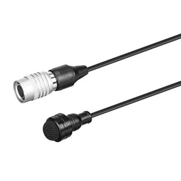 Imagem de Saramonic Lavalier omnidirecional de 7 mm resistente à água para transmissores sem fio Audio-Technica UniPak com conector de bloqueio Hirose de 4 pinos (DK5C)