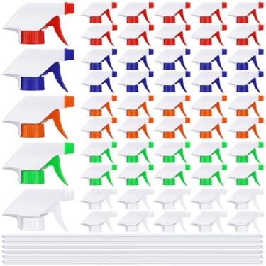 Imagem de Vesici Bocal de garrafa de spray 28-400 bocais de pulverizador de gatilho bicos de substituição com garrafas de spray de tubo apenas cabeças (sem garrafas) para garrafas de 16 ou 946 ml limpeza de