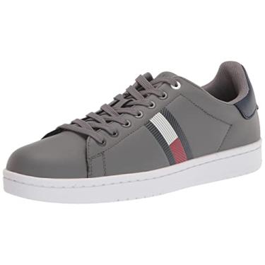 Imagem de Tommy Hilfiger Tênis masculino Lampkin, Cinza, 43