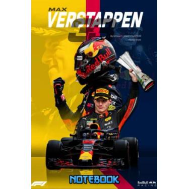 Imagem de Notebook : Max Verstappen Notebook Journal Diary For Any Occasion Gifts in Work Office, Home, School, Thankgiving Notebook #264