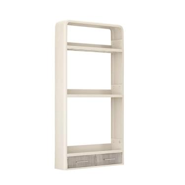 Imagem de Prateleira Organizadora Suspensa de Cozinha, Rack de Armazenamento Montado na Parede Com 7 Suportes Adesivos, Organizador de Gaveta de Condimentos de Especiarias de Grande