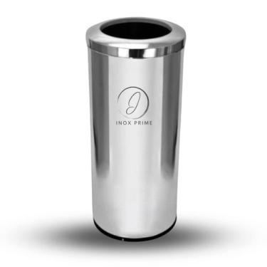 Imagem de Lixeira InoxPrime 100 Litros Com Aro 38x80 - Onixlimp