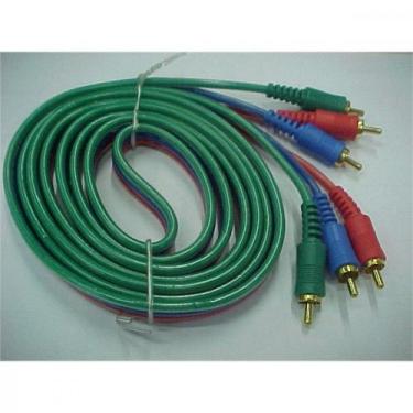 Imagem de Cabo Audio/Video 3Rca+3Rca Componente 2M 1007 - DEZCOMP