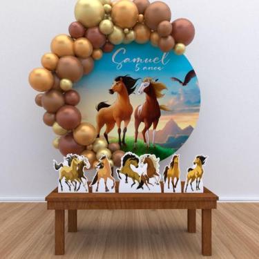 Imagem de Kit Festa Painel Redondo PERSONALIZADO Spirit 02- IMPAKTO VISUAL