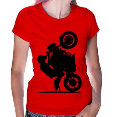Imagem de Baby Look Moto Grau XJ6 - Foca na Moda, Vermelho, GG