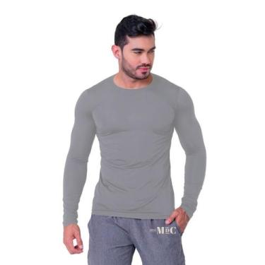 Imagem de Camisa Térmica Masculina Manga Longa Proteção UV 50+ Segunda Pele - Ef