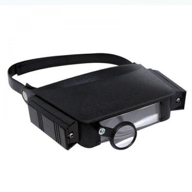 Imagem de Lupa de cabeça com 3 lentes de aumento - LP-40 - Western